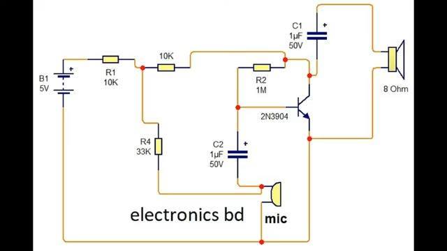 how to make electret microphone amplifier circuit - Electret Microphone ...