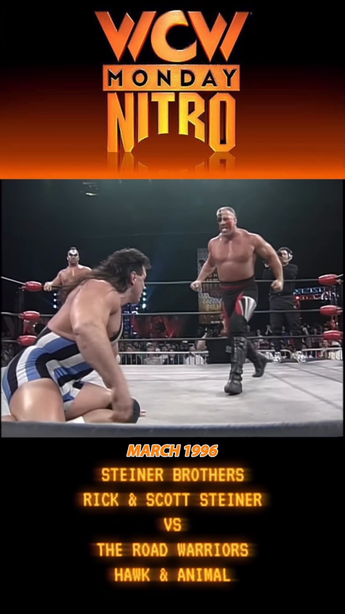 The Road Warriors vs The Steiner Brothers! #RoadWarriors