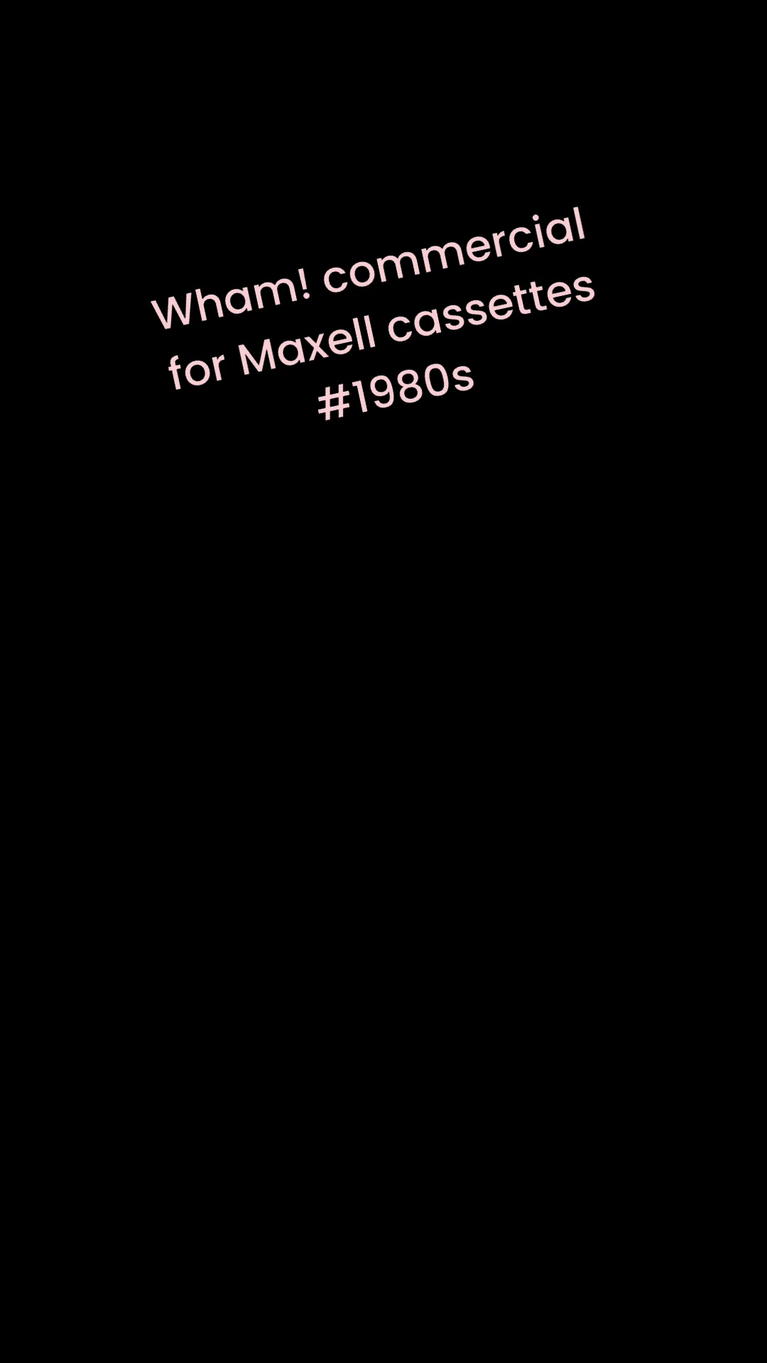 Here's another fun 1980s Maxell cassettes commercial featuring