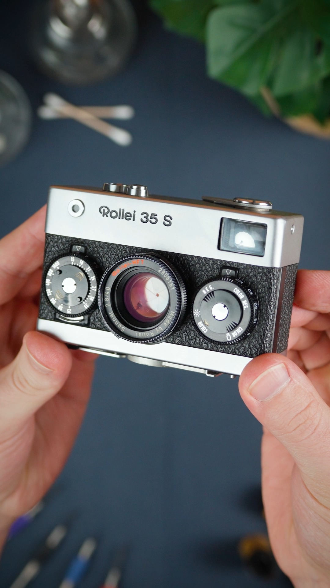 Rollei 35 camera with Sonnar 1:2.8 f 40mm lens