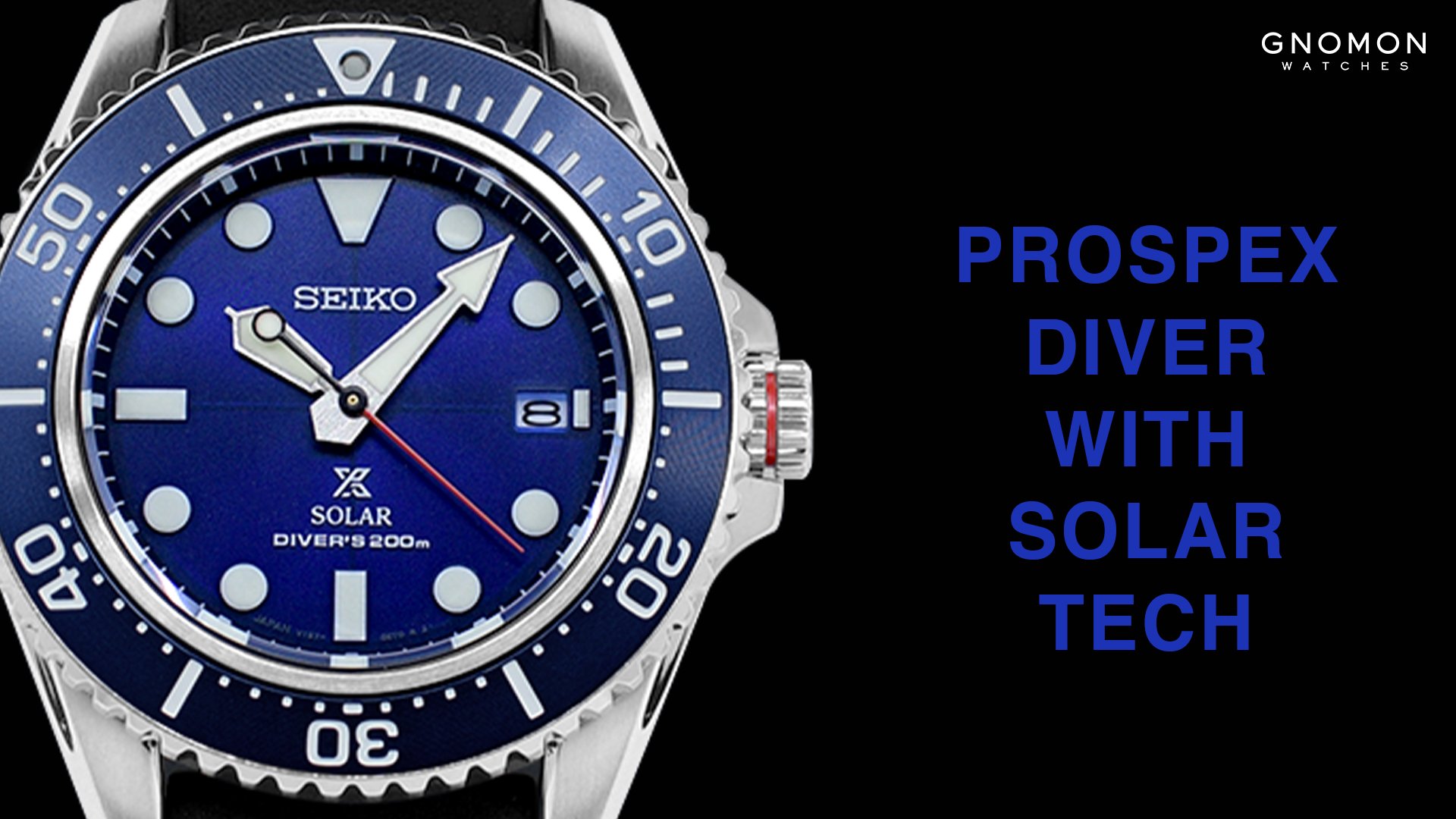 360 - Seiko Prospex 200M Diver Scuba Solar Blue Ref. SBDJ055 