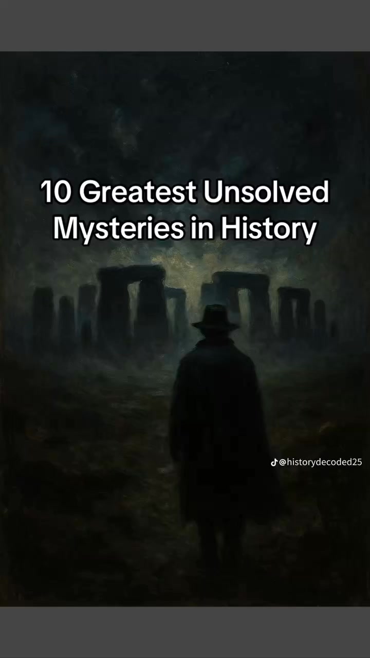 10 greatest unsolved mysteries in history | polite J | Facebook