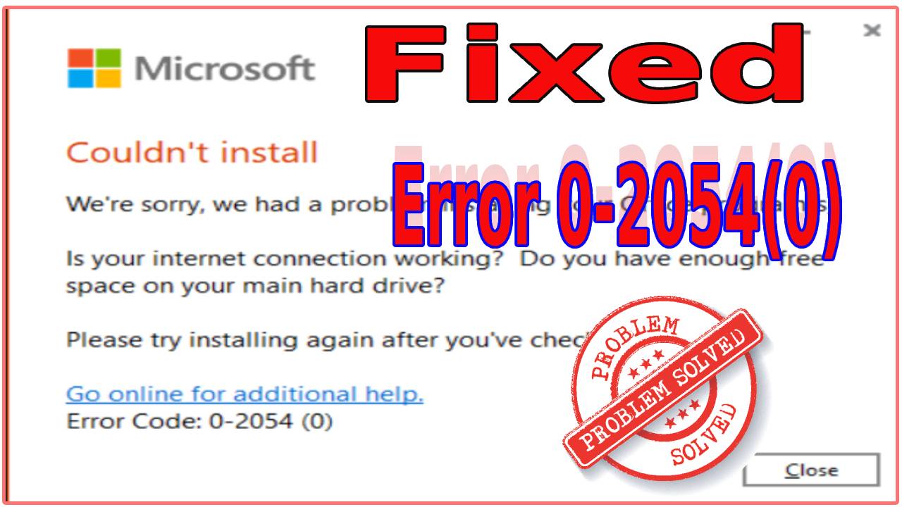 Thanks for watching the video. How To Fix Microsoft Office Couldn't ...