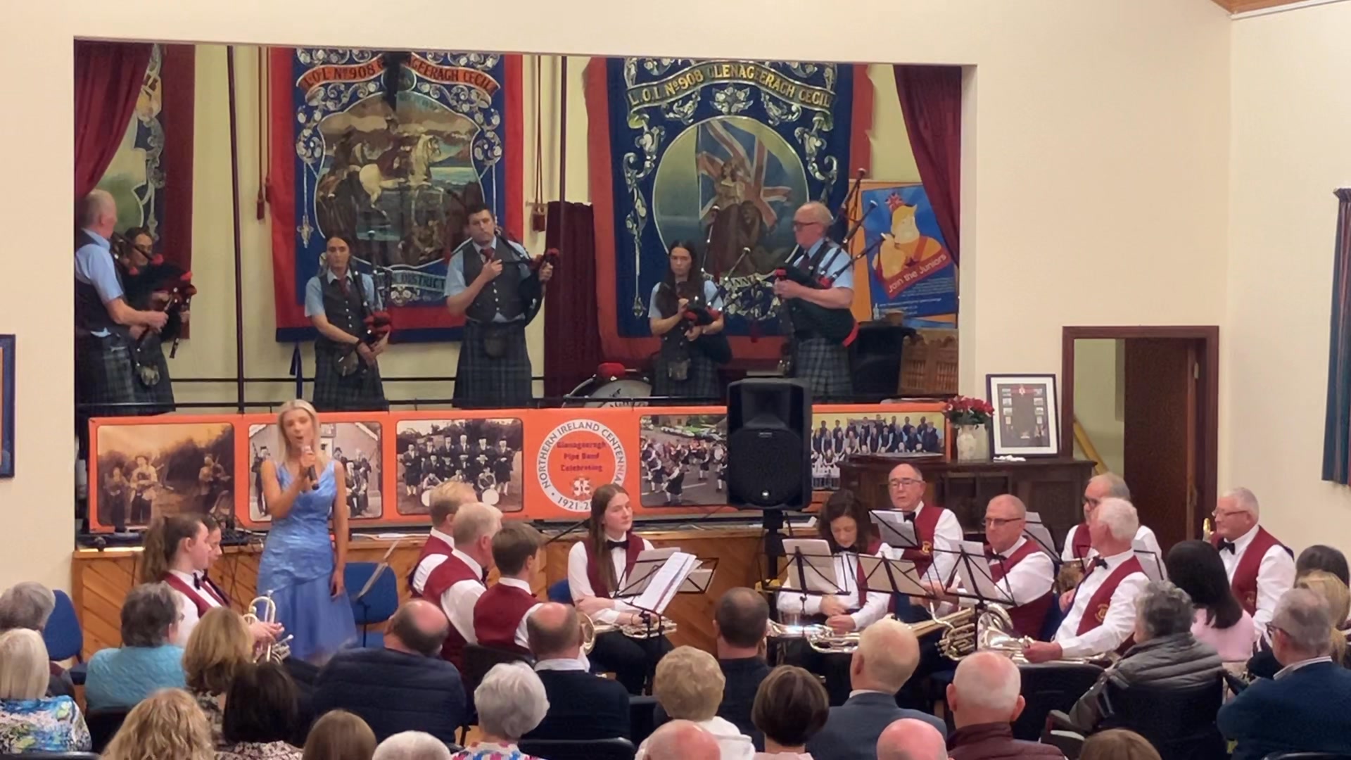 ⭐️The grand finale⭐️ last evening, a lovely rendition of that old time ...