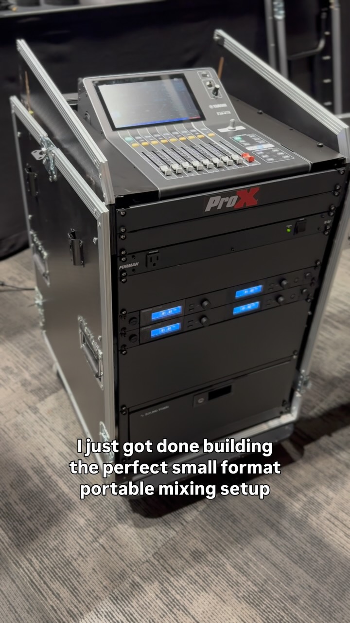 Just got done building this portable, small format mixing rack for my ...