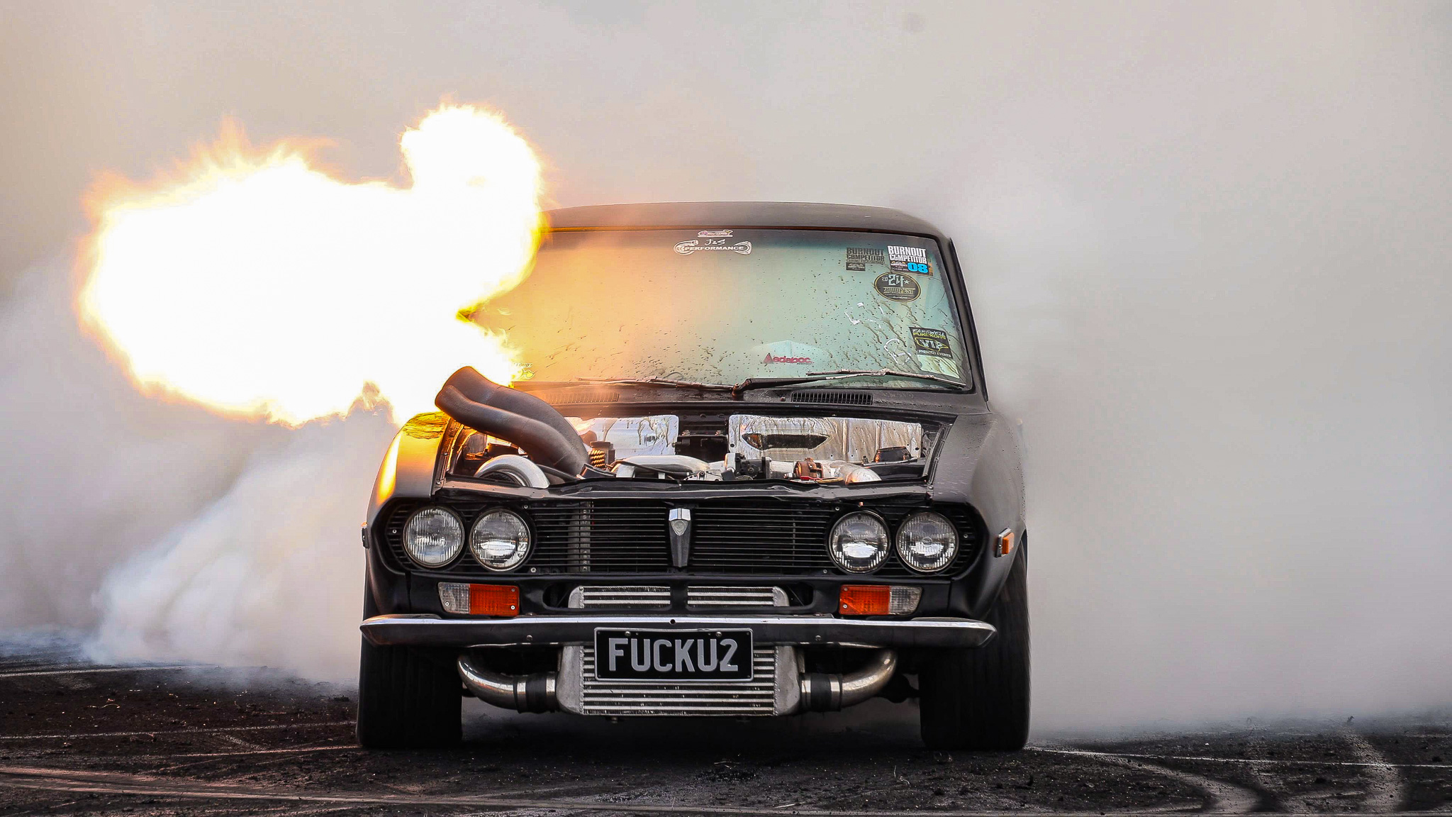 MR RLPH Burnout Gender Reveal at AutoFest 2023 Meremere Dragway | C ...