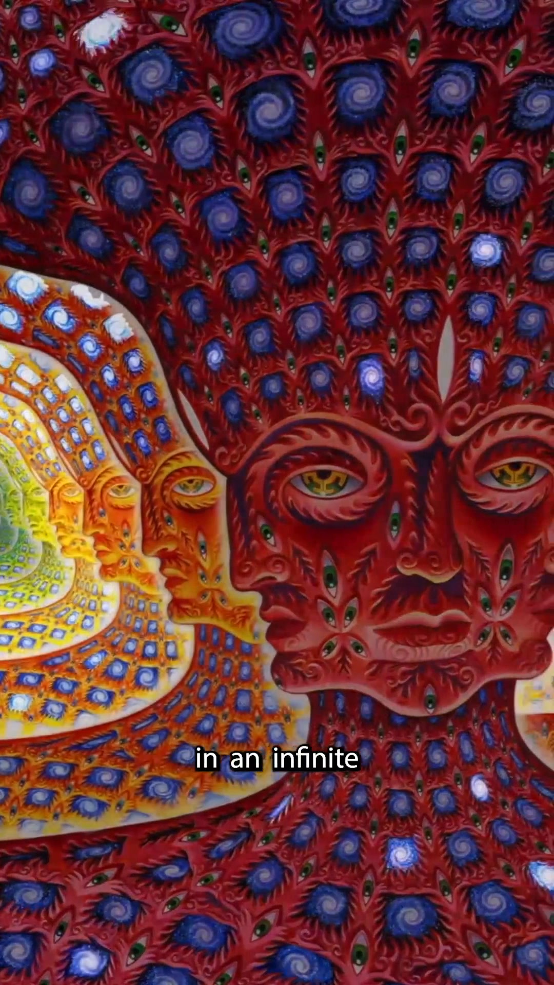 Alex - #tbt to a young Alex Grey, standing in front of his