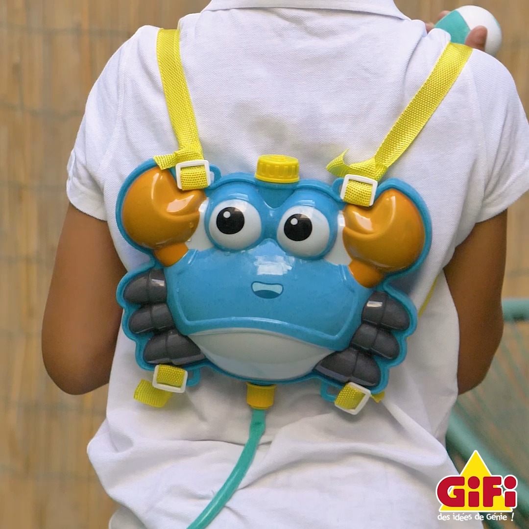 GLHYUOP Pistolet à Eau Sac à Dos 20L – Méga Réservoir, Portée XXL, Bretelles Réglables – Jeu De Bataille D'Eau Pour Plage, Piscine, Jardin
