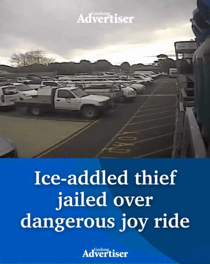 An ice addict who stole a truck before going on a dangerous joy ride ...