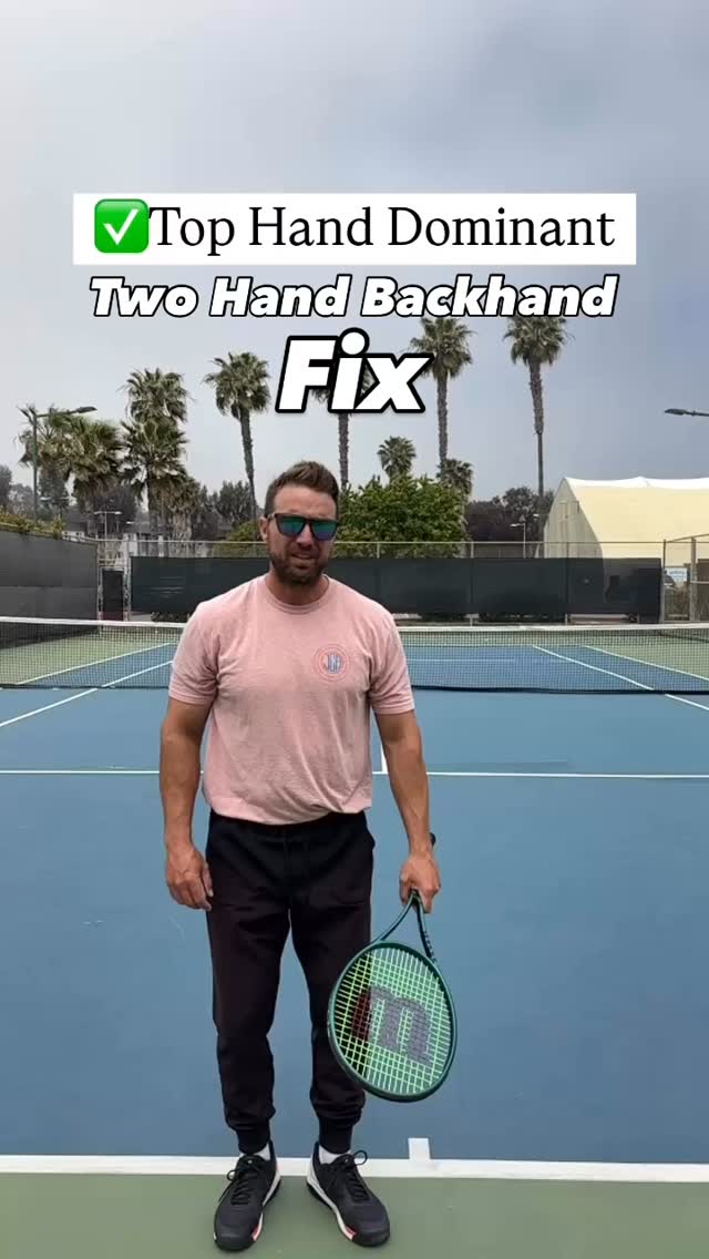 🔥The Two Hand Backhand🔥 How To Create More Topspin: ️Focus on the top ...