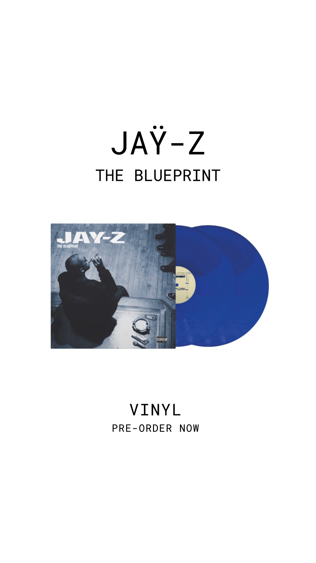 JAŸ-Z The Blueprint 25th Anniversary Vinyl Re-Release JAYZ30.com