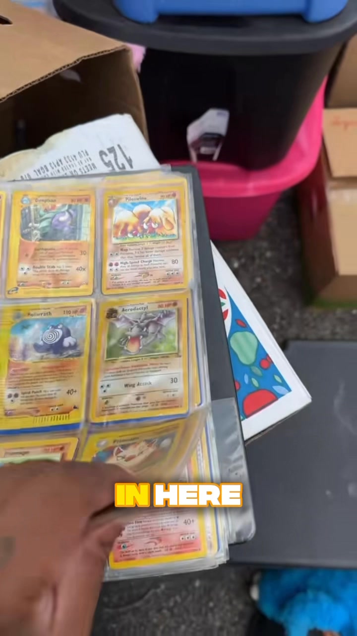 I bought this abandoned storage unit and stumbled upon this pokemon ...