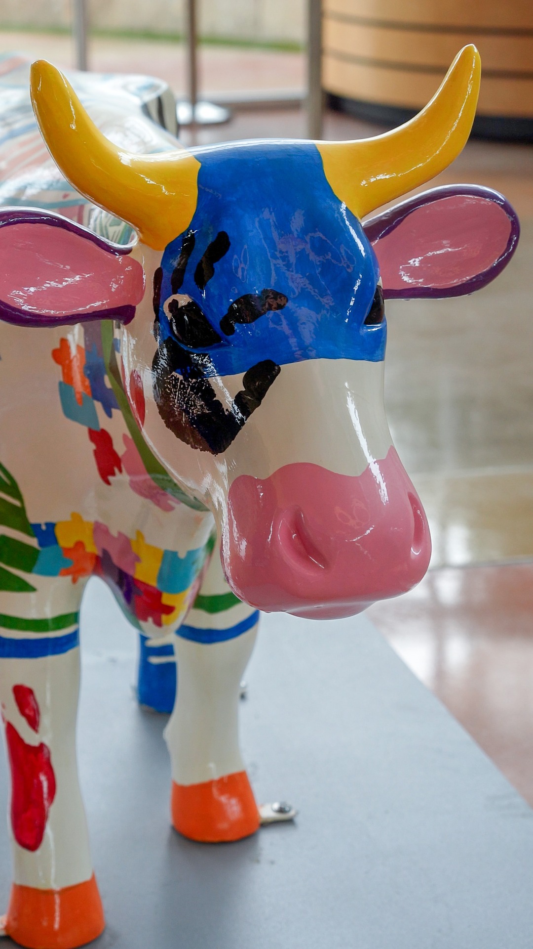Something different. Yes . . . I painted a cow in 2011 for the
