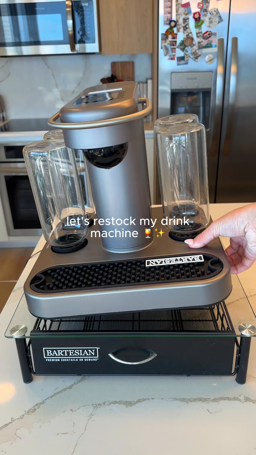 Let’s restock my drink machine! 🤩🥂 Comment “DRINK” for the link to this ...