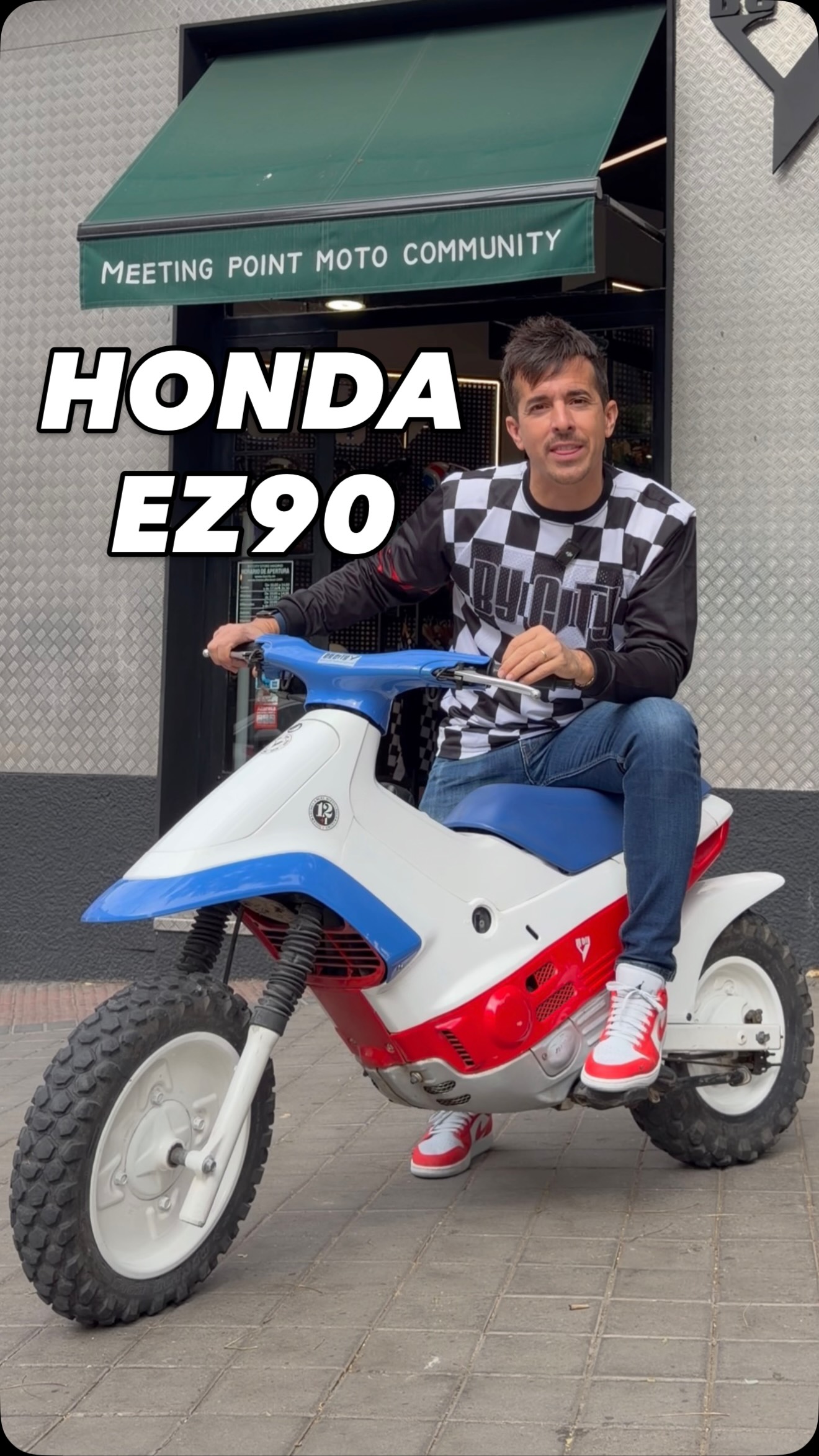 HONDA EZ90 CUP 🇯🇵💨 #hondamotos #2t #90s #hondaez90 #javitorivas