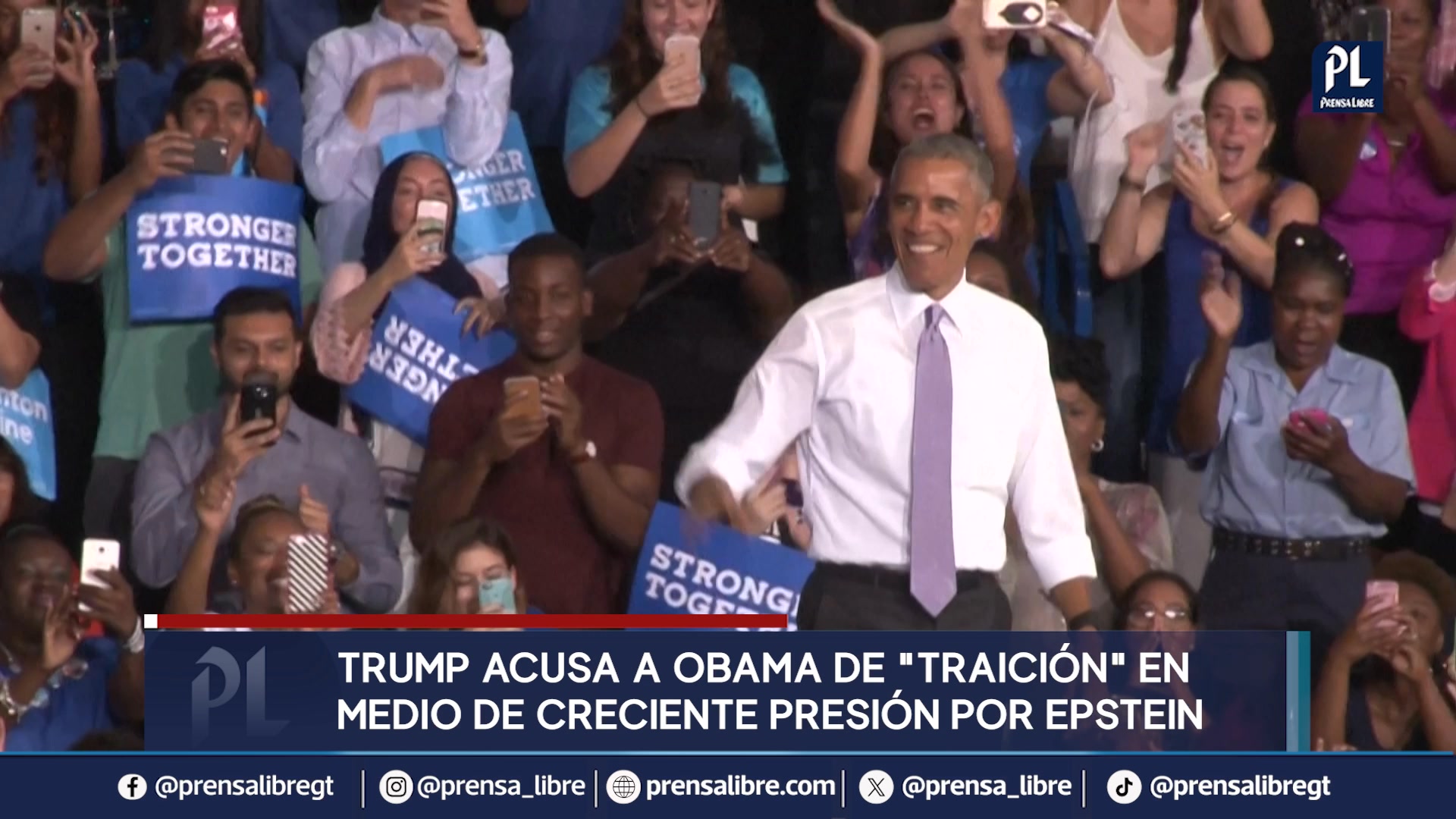 Trump acusa a Obama de "traición" en medio de creciente presión por ...