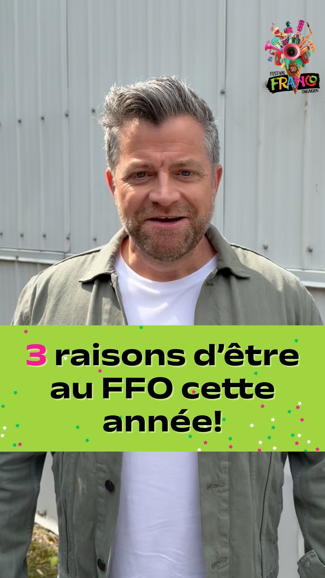 Une semaine. Trois raisons. Zéro excuse. 🎤 Patrick Groulx t’attend au ...