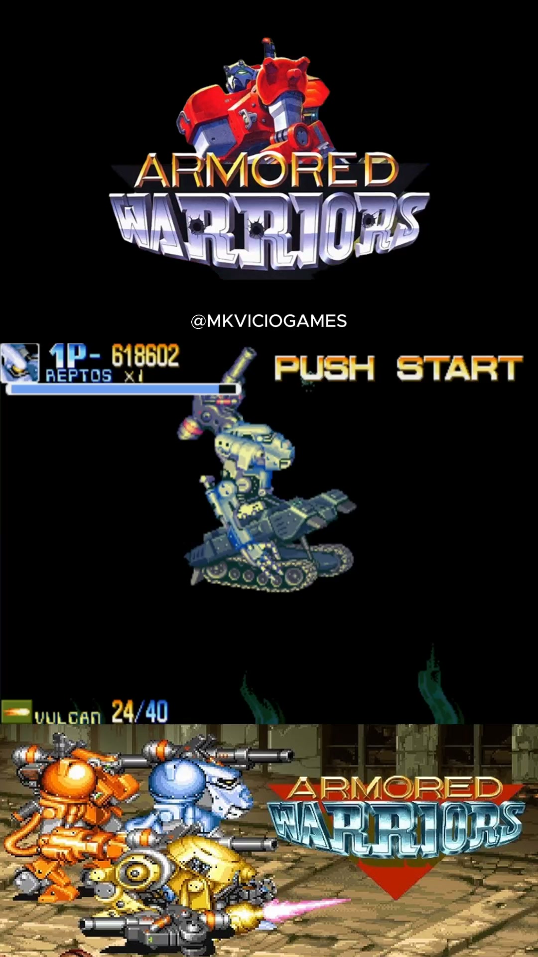 🎮Armored Warriors (Capcom, Arcade – 1994) 🇧🇷 Clássico Armored