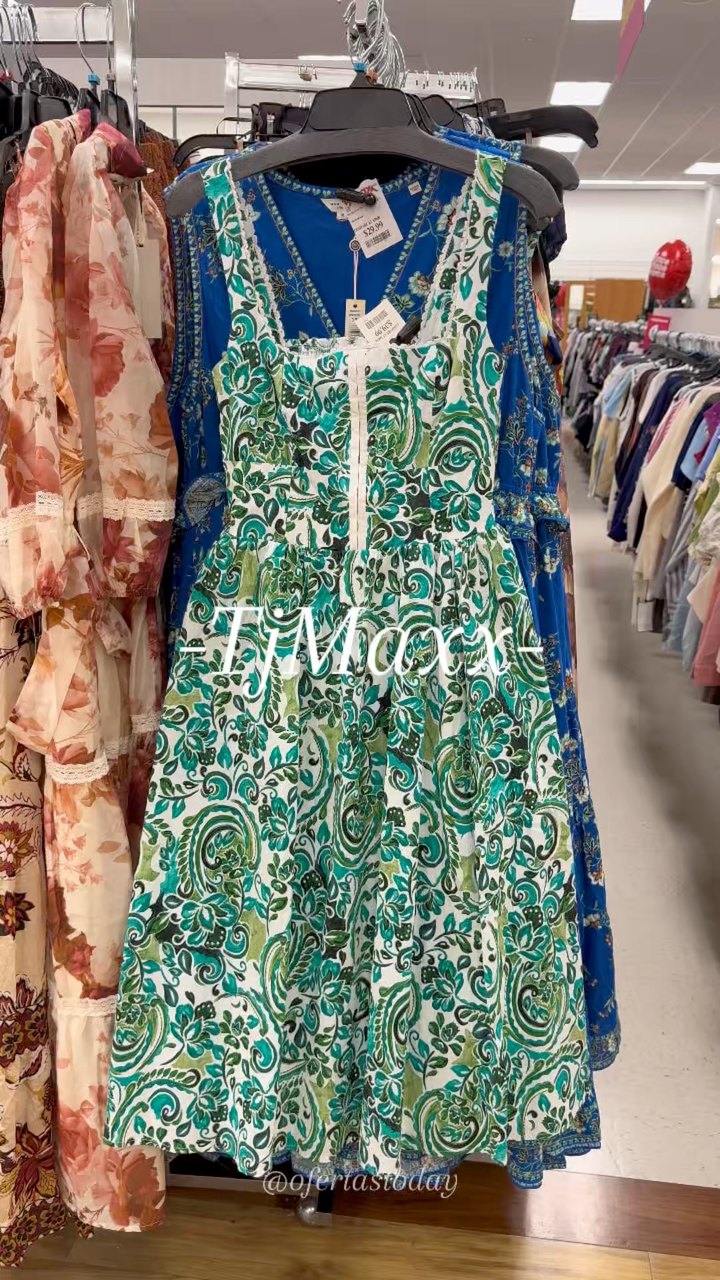 calvin klein green dress tj maxx ☀️ My favorite store for dresses! TJMaxx always surprises me. Look at these beautiful summer dresses that are arriving in stores right now.👗🥰 #SummerDresses #TJMaxxFinds #TJMaxxFashi New Years Eve Gowns