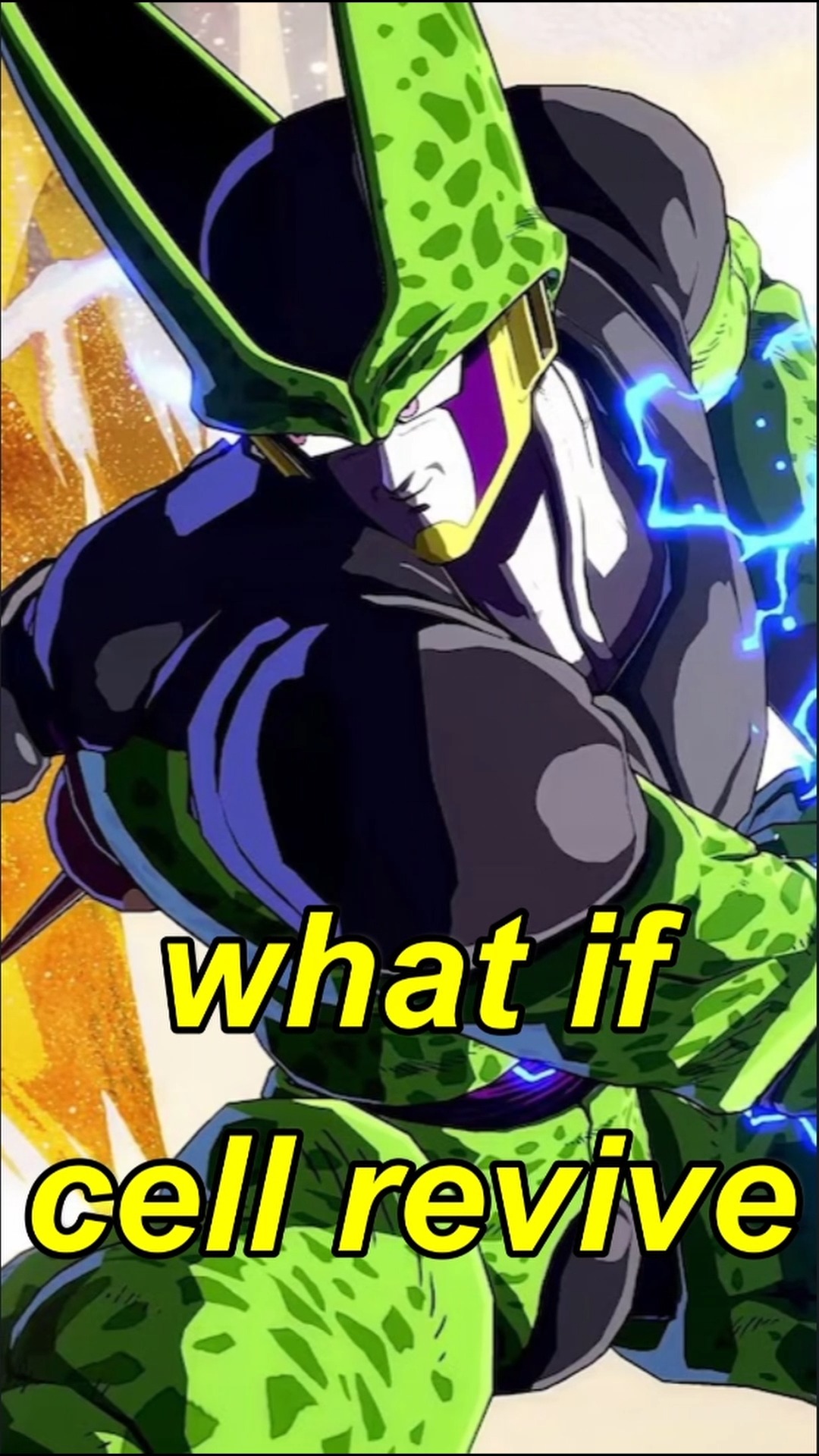 what if, cell revive. #dragonballsuper #dragonball #GOKU #CellPerfecto ...
