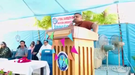 Speech of Dr. Akmal Rao sb (HoD MS Deptt NUML MULTAN CAMPUS) on sports ...