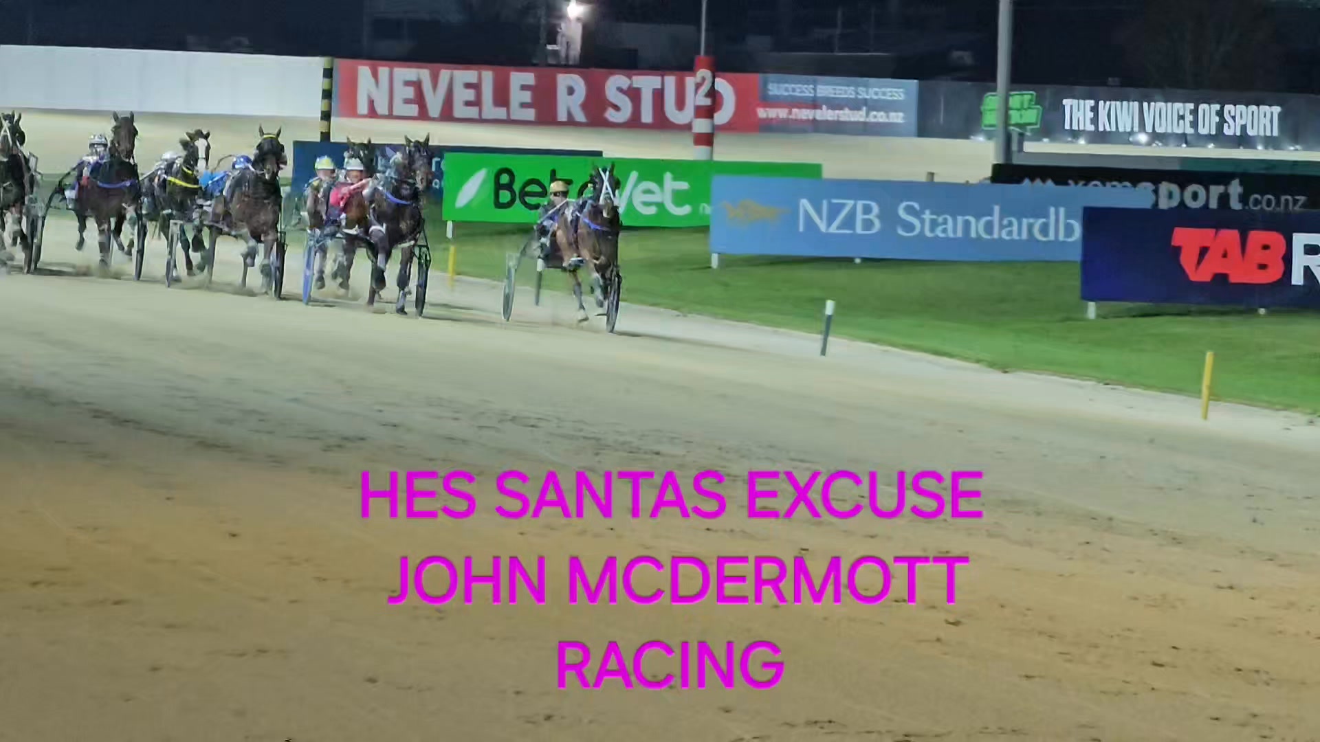 There's goes a trainer driver double , Robbie & John. | Harness Racing ...