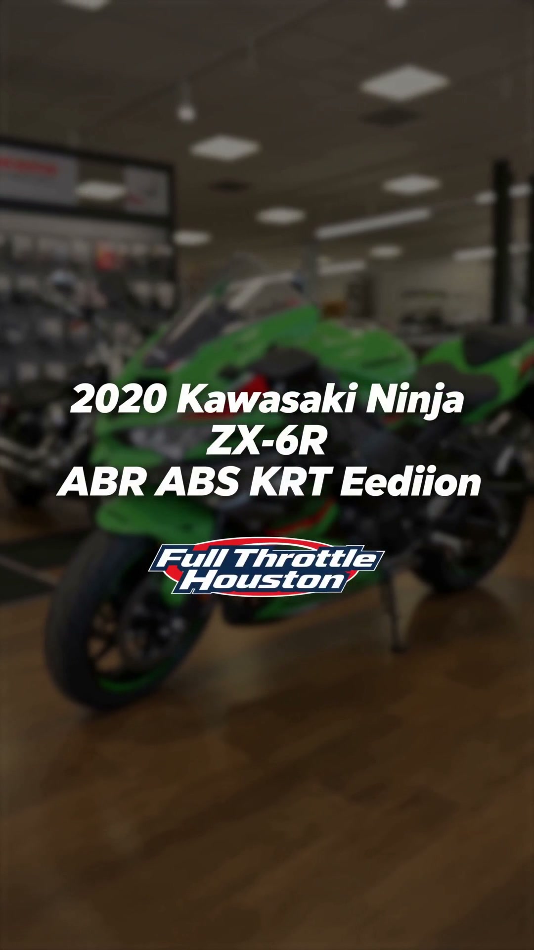 How about a kawasaki ZX6R 636 ( 30th anniversary special edition