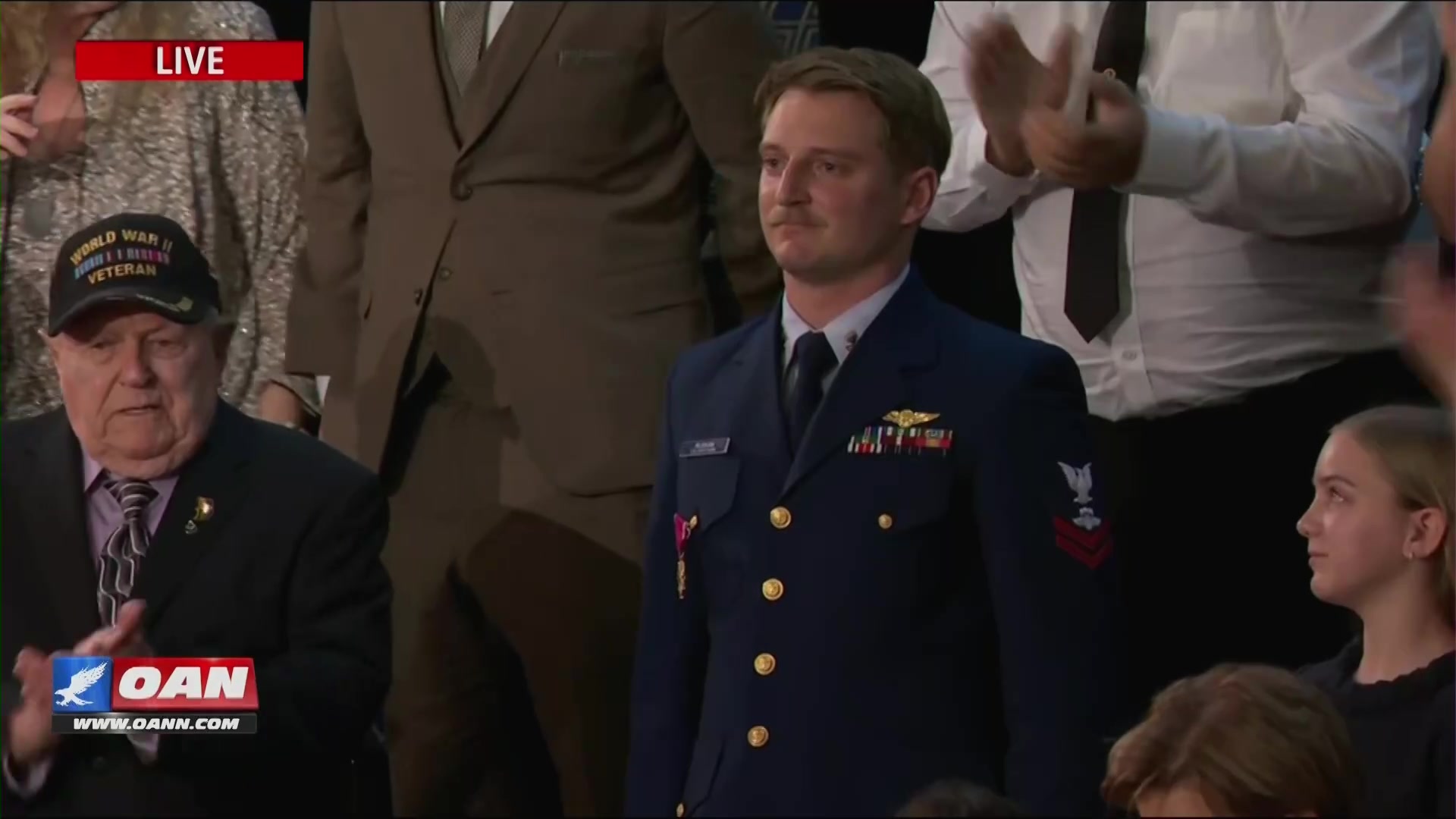 President Trump awards Petty Officer Scott Ruskin the Legion of Merit ...