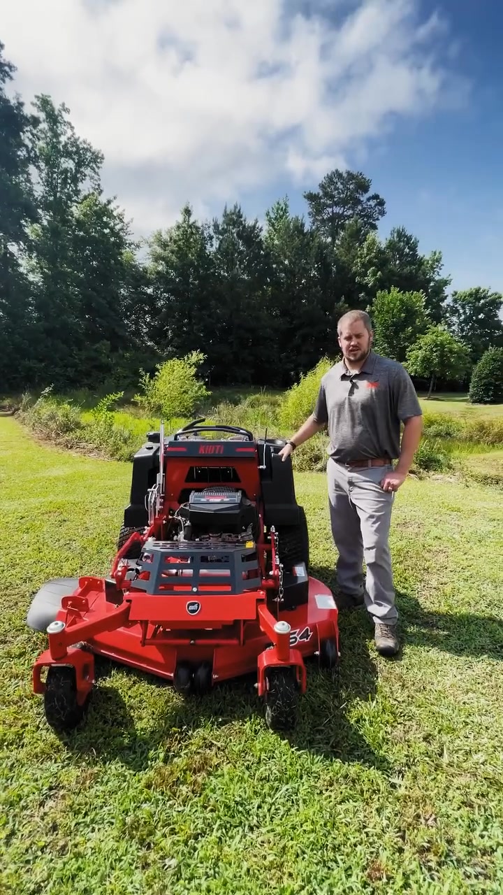 There's no better place to take a stand than on a KIOTI ZXS mower