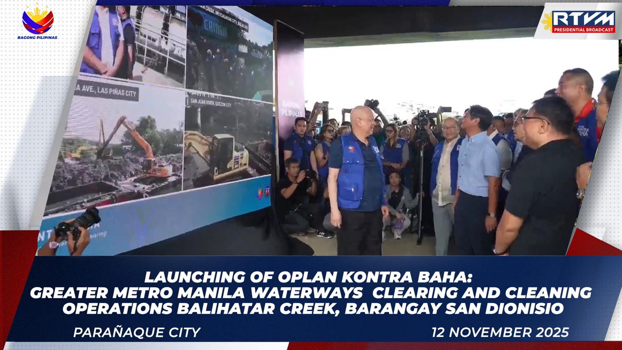 President Ferdinand R. Marcos Jr. officially launched Oplan Kontra Baha ...