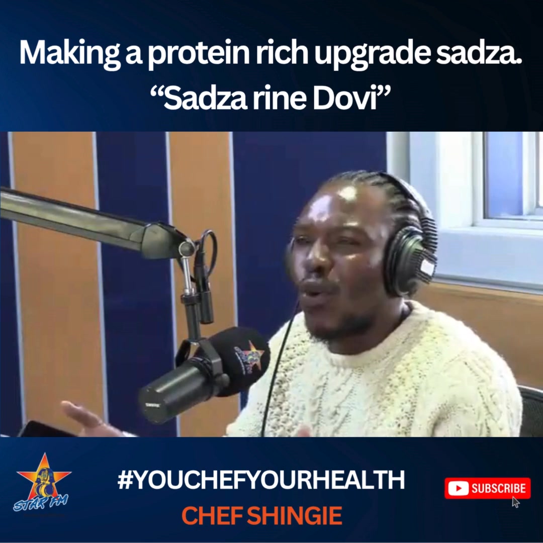 Mama Africa on a plate “Sadza rine Dovi” | Chef Shingie Youtube link:↪ ...
