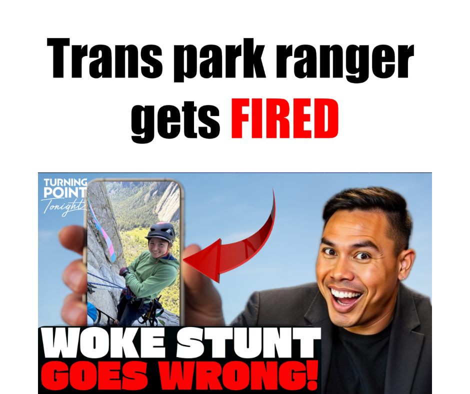 A park ranger decided to fly a huge trans flag in Yosemite and ended up ...