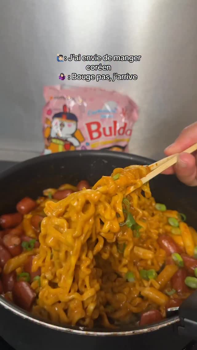 Recette de nouilles Buldak super facile Une recette très rapide à faire ...