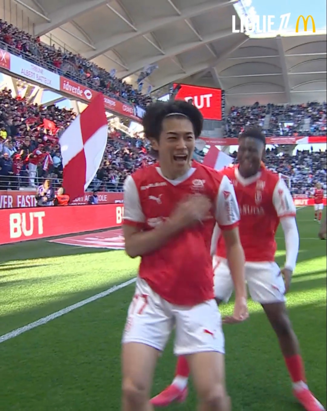リーグアンで輝く中村敬斗 ✨🇯🇵 Nakamura with his 9th goal of the