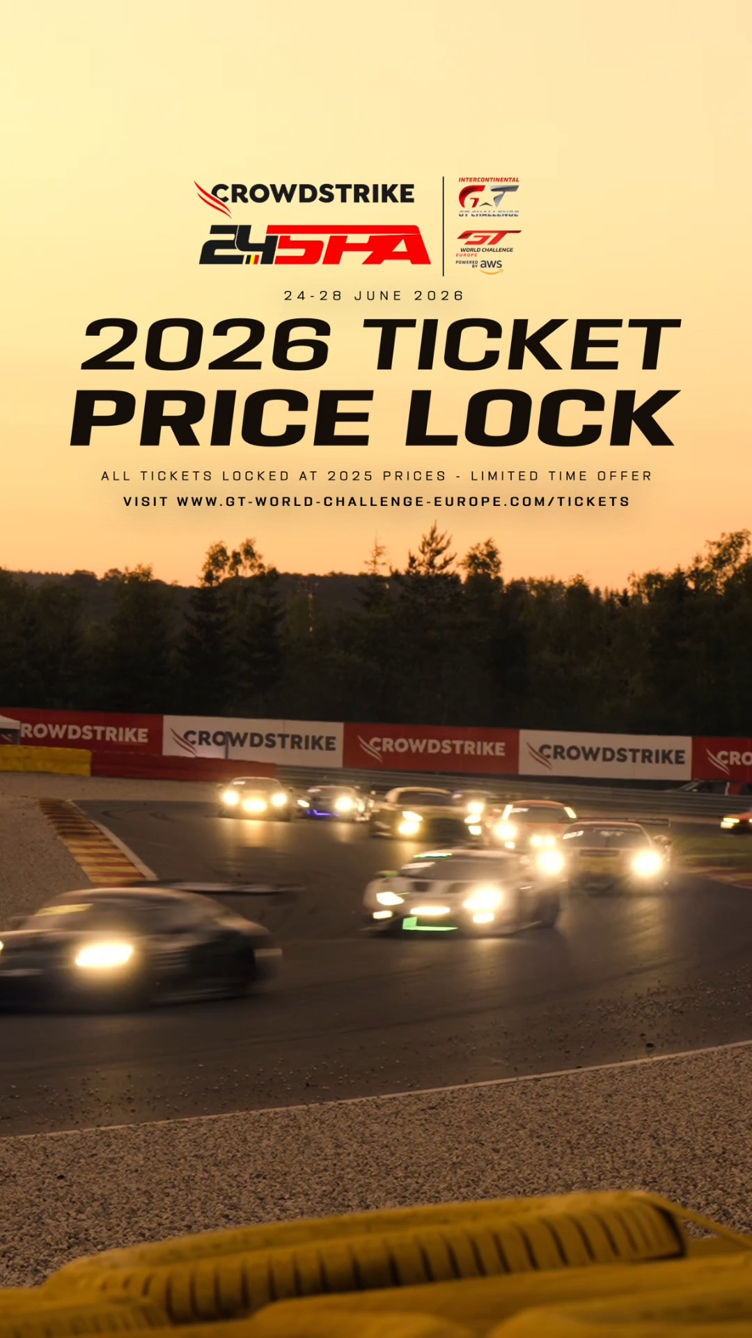 Time is running out ⏳🎟️ For a limited time, we're locking ticket prices ...