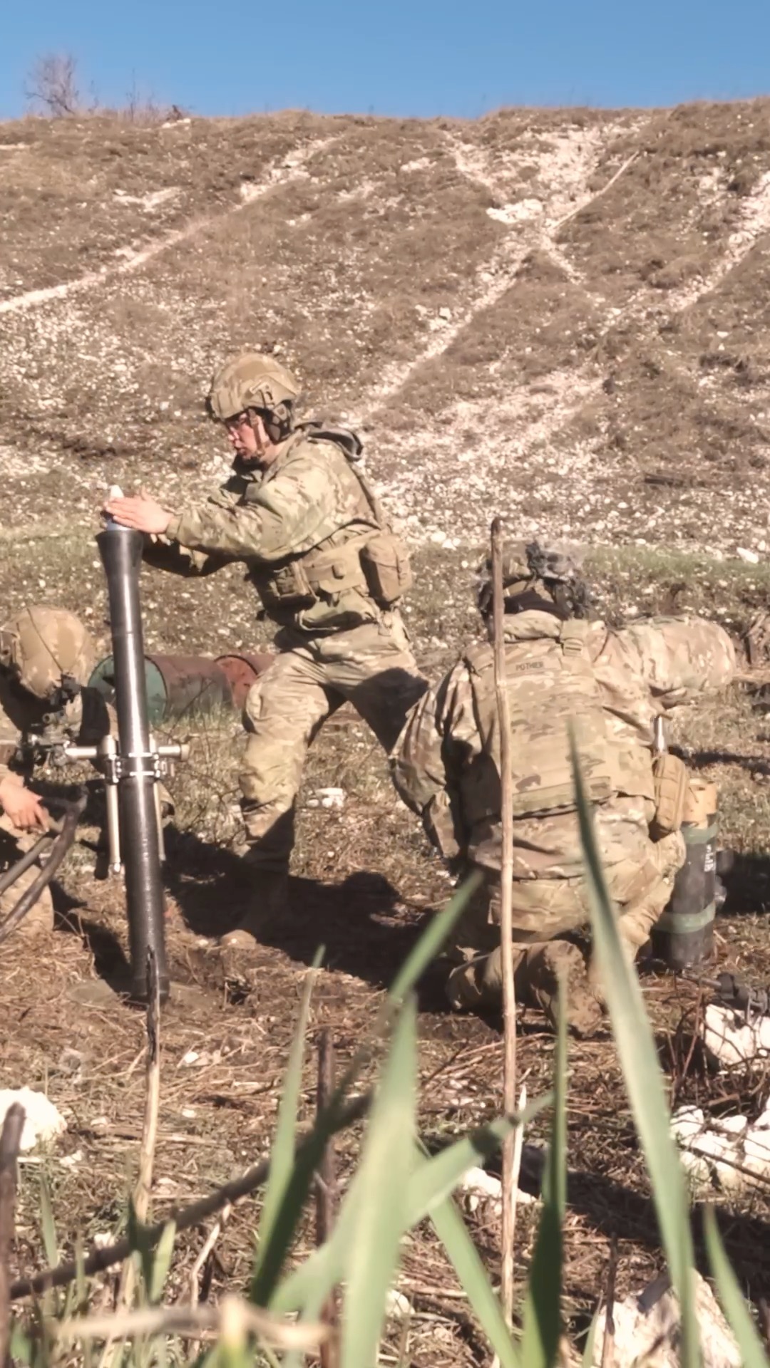 Nothing says “good morning” like a mortar round at Poček Range. 2-503rd ...