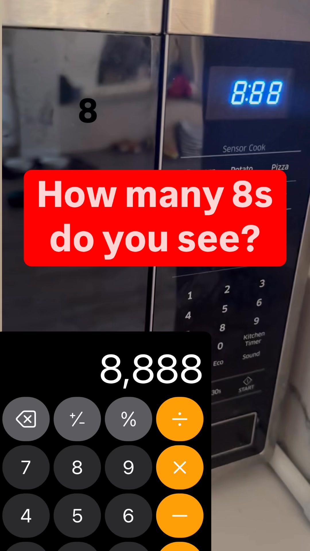 How many 8s #puzzle | Playing with Food | Facebook