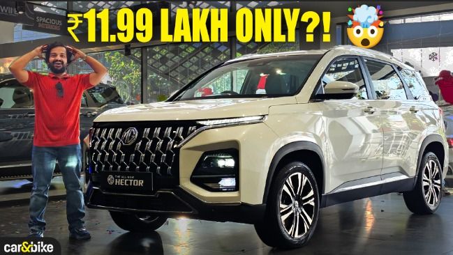2026 MG Hector starts at just ₹11.99 lakh 🤯 Along with rolling out a ...