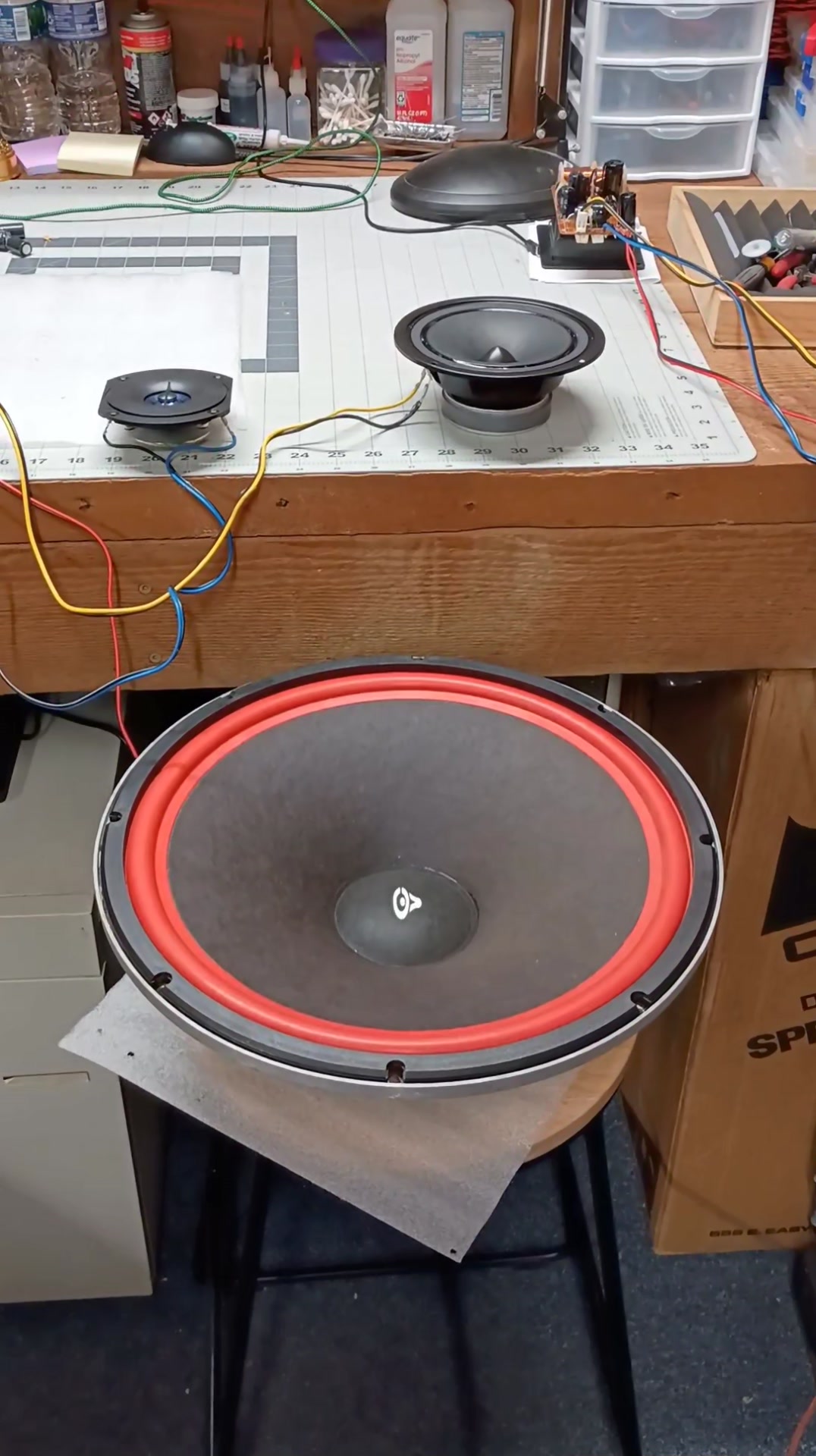ve 12 Cerwin Vega testing crossover video | 99% Audio