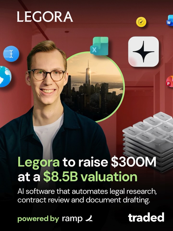 Legora to raise $300M at $8.5B valuation for AI legal software