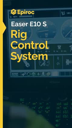 Easer E10 S features Epiroc's well-known Rig Control System - an ...