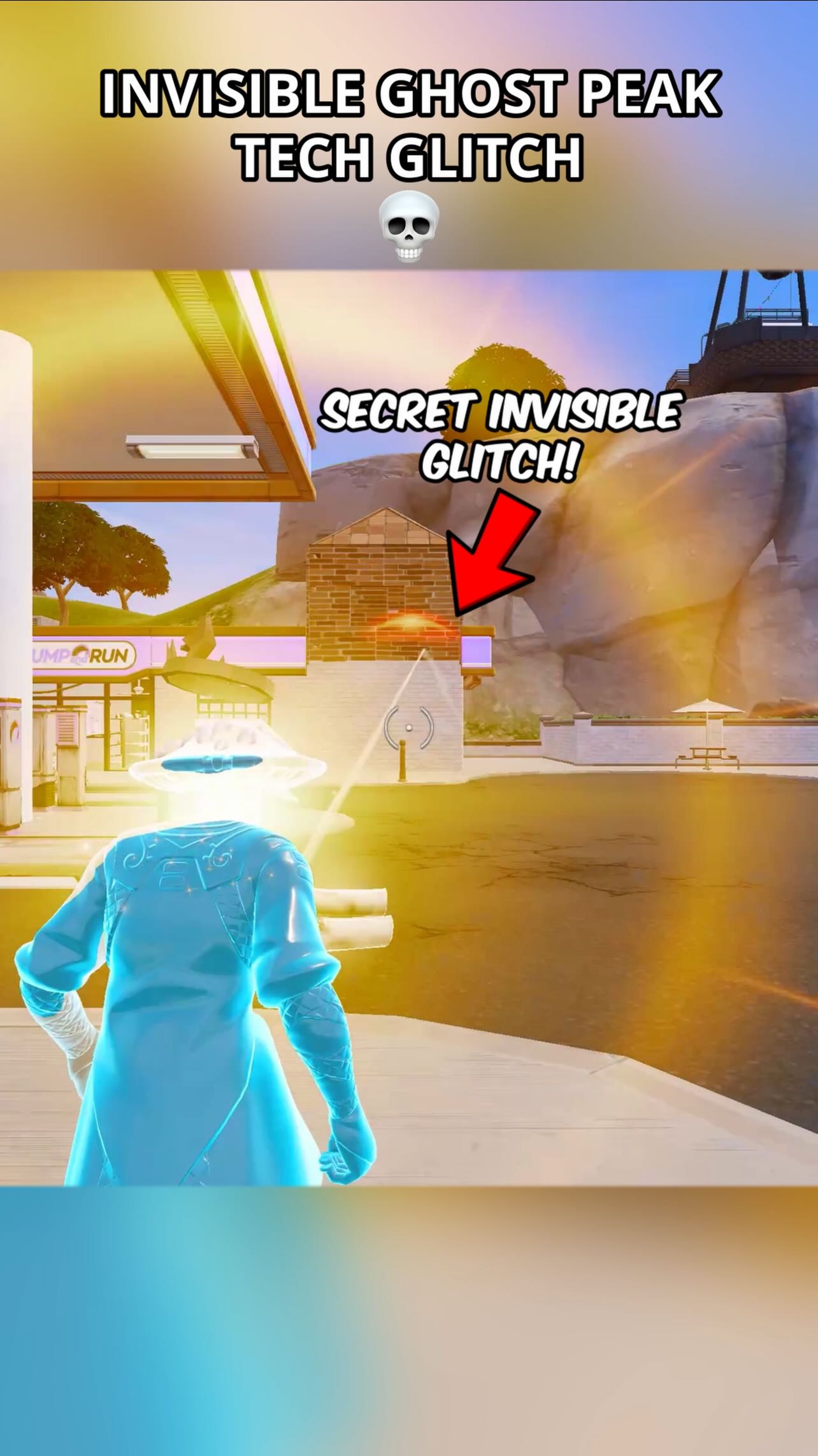 SECRET INVISIBLE GHOST PEEK GLITCH TECH in Fortnite Chapter 7😳 # ...