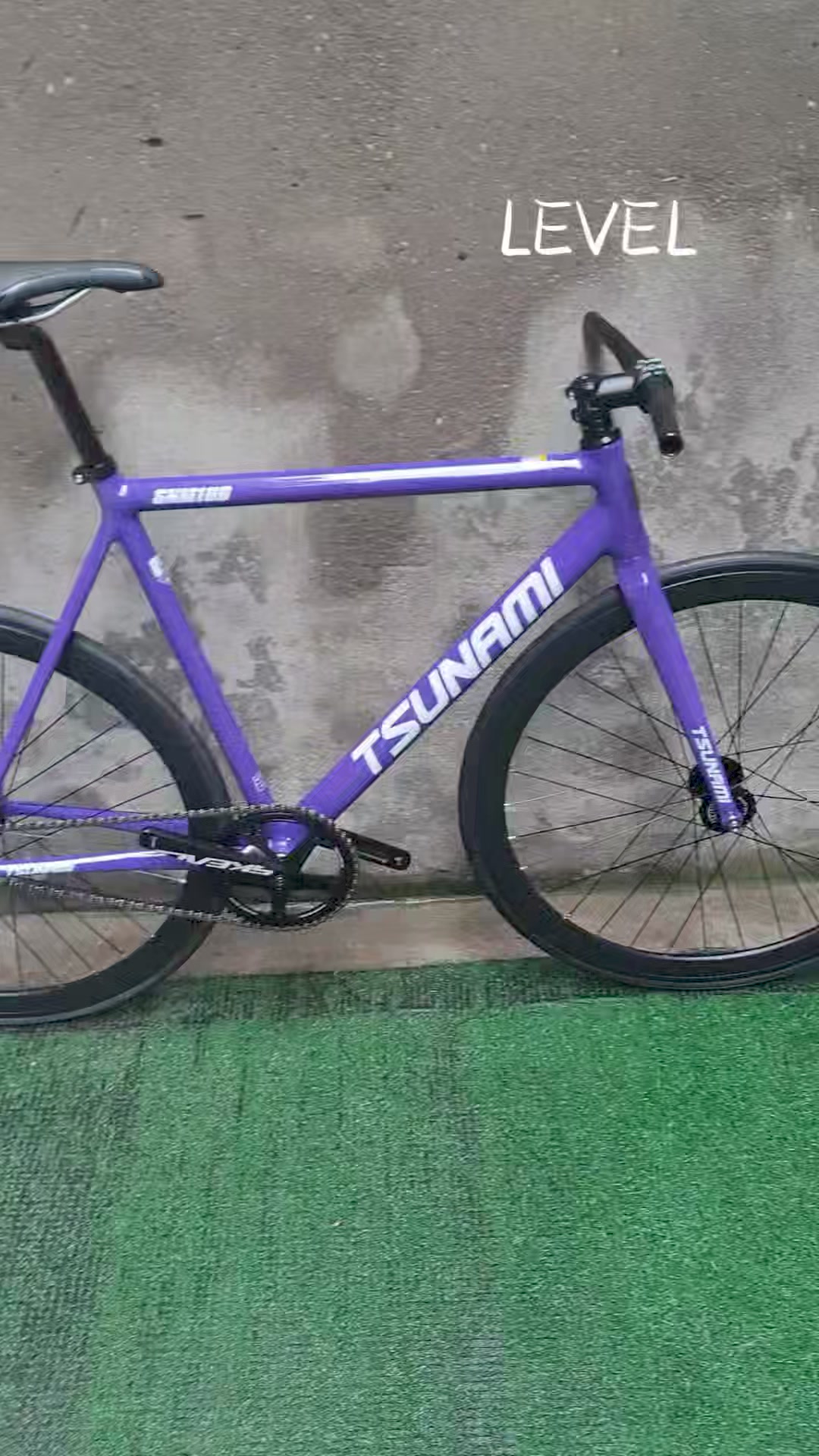 TSUNAMI snm100 Lavender Purple tsunami100 fixed gear bike, single