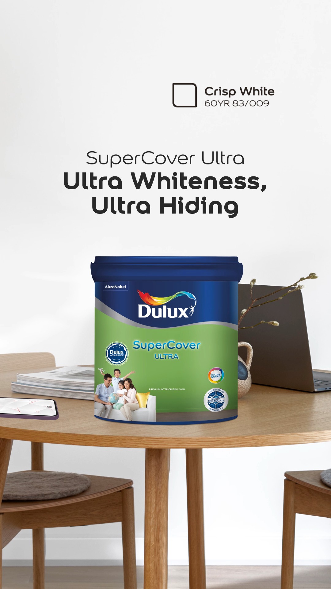 It’s not just bright — it’s SuperCover Ultra bright. Get walls that ...