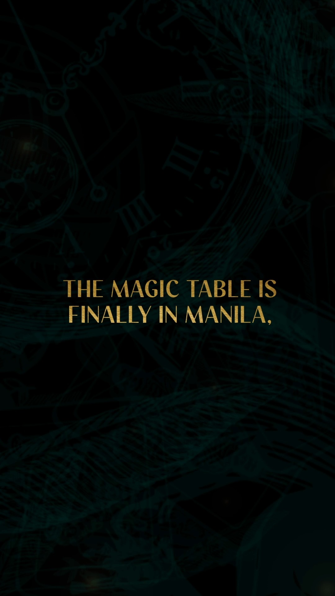 The Magic Table is finally coming to Manila — a mind-blowing dining ...