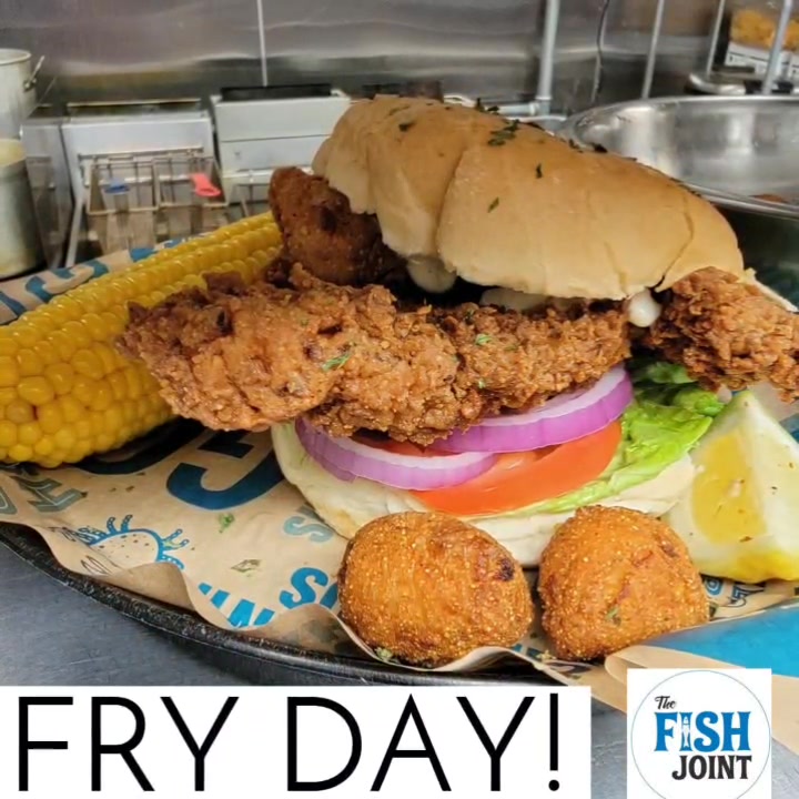 TGIF!!! YUM! @the_fishjoint #seafooddiet #friedfish #grouper #delicious ...