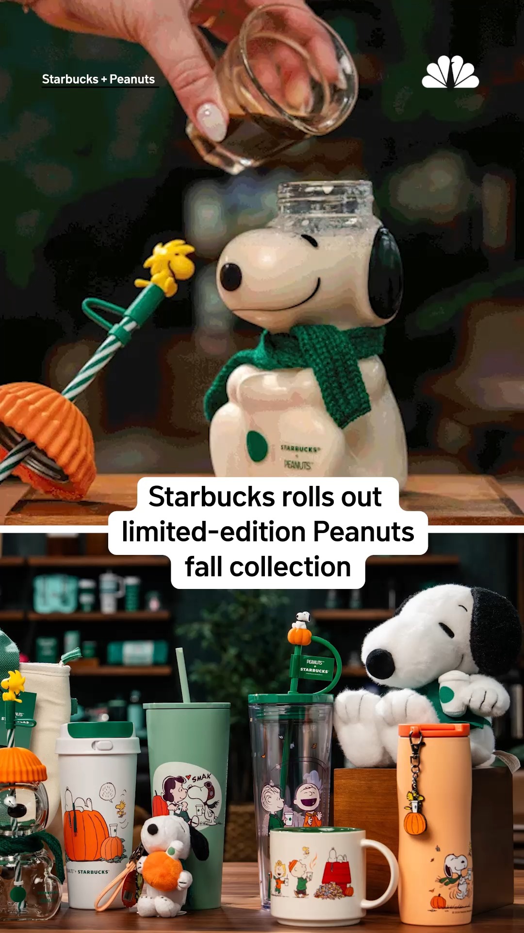 Starbucks is rolling out a limited-edition Peanuts collection