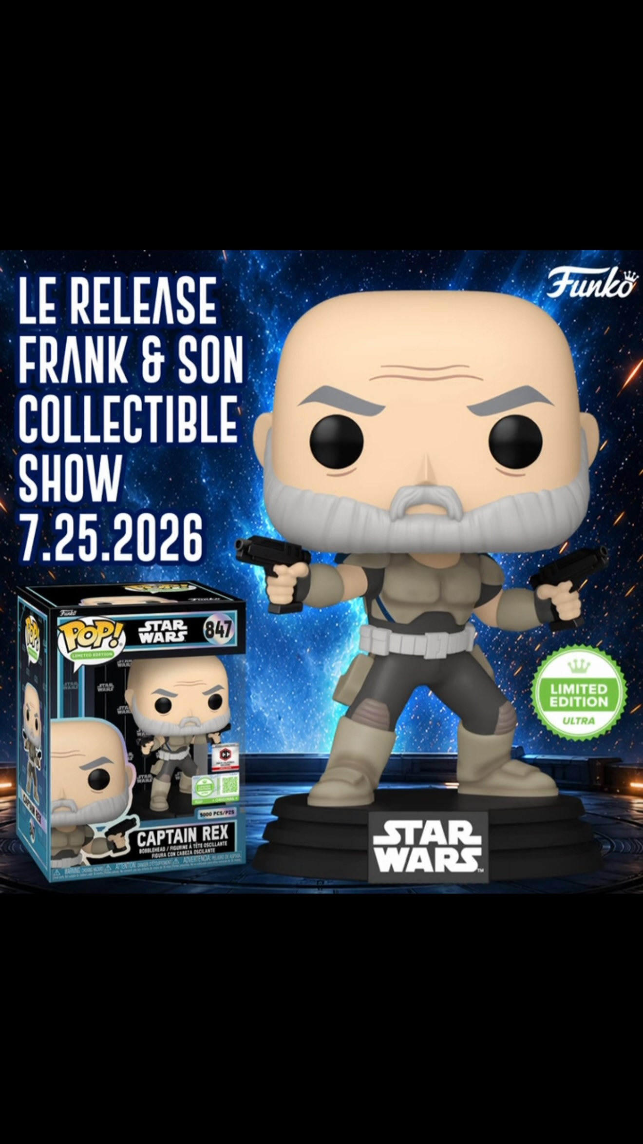Captain Rex LE 5000 Release July 25th Only at Frank and Son