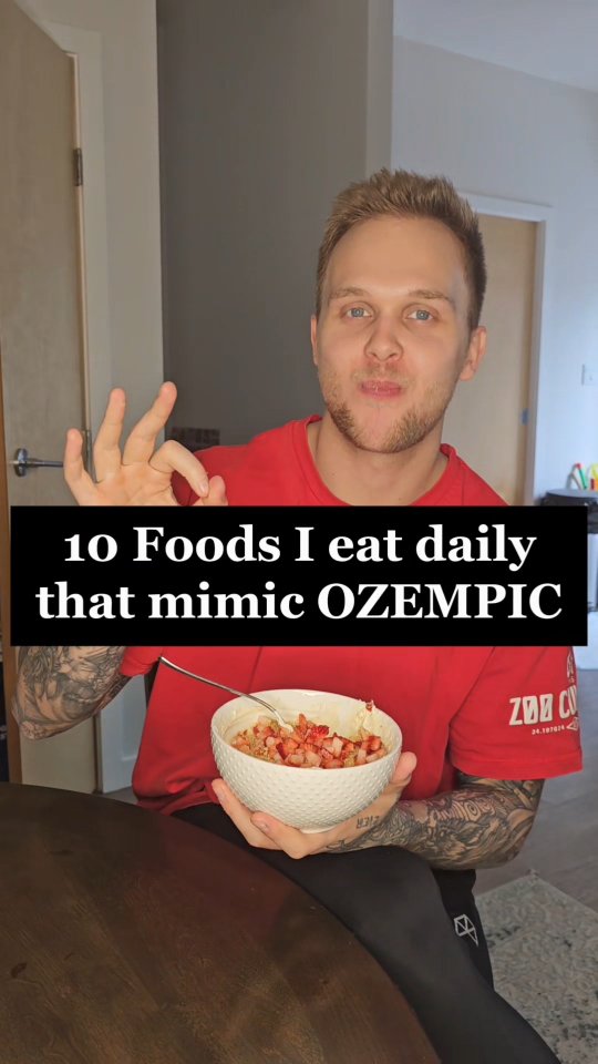 Natural foods that mimic Ozempic for appetite control and metabolic health