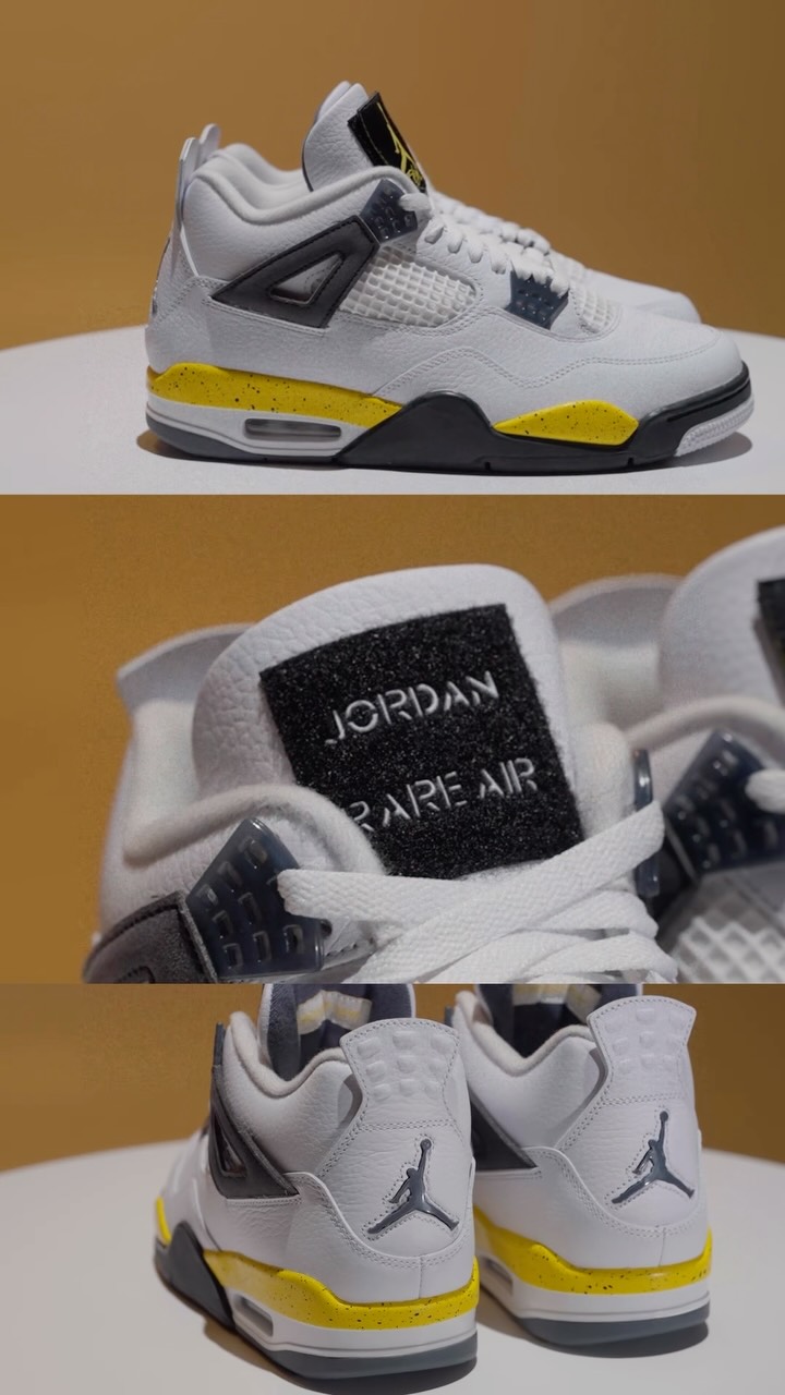 Tour Yellow' is back. The AJ4 never misses. | JD Sports US